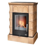 Kachlová kamna ABX Britania kachlový sokl, Tabakbraun